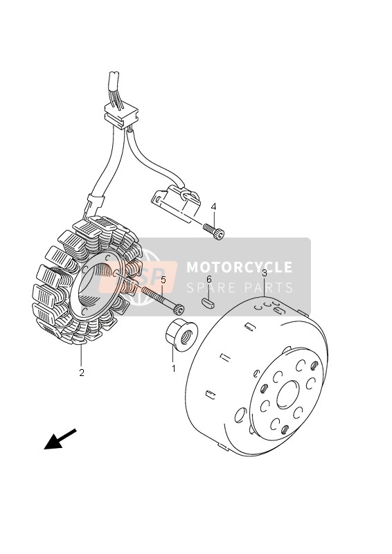 Suzuki UH125 BURGMAN 2008 MAGNETZÜNDER für ein 2008 Suzuki UH125 BURGMAN